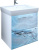 Мебель для ванной Marka One Visbaden 60П blue marble