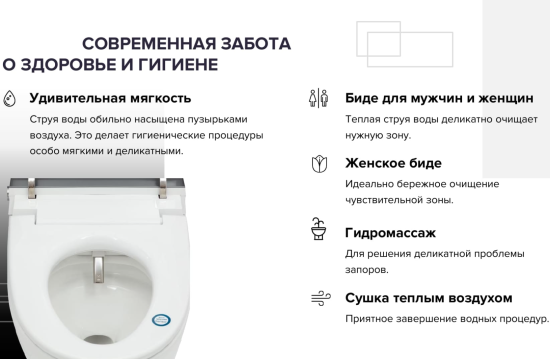 Унитаз-биде приставной Panasonic 2711