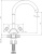Смеситель для кухни Decoroom DR53 DR53028