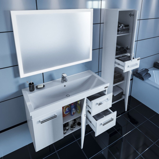 Тумба с раковиной СанТа Меркурий 100