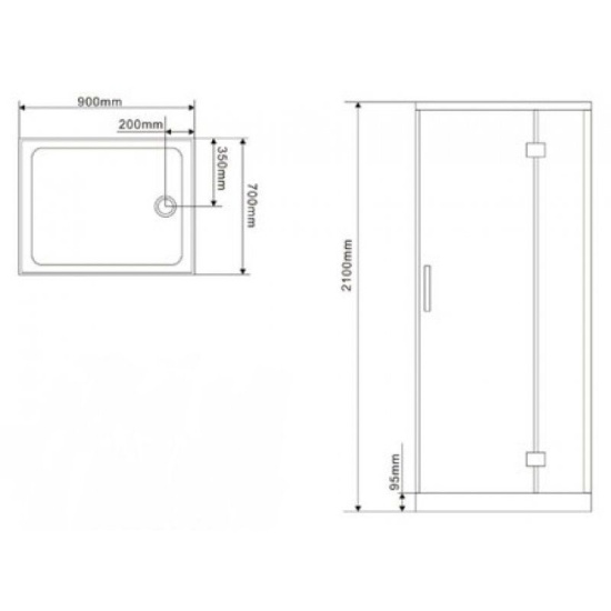 Душевая кабина Wasserfalle W-9902