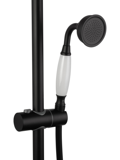 Душевая стойка Wonzon & Woghand Retro WW-B3041-MB с термостатом