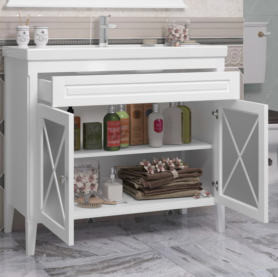 Зеркало Opadiris Палермо 100 белое матовое