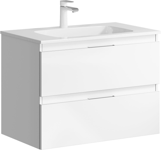 Тумба с раковиной Aqwella 5 stars Accent 75 белый