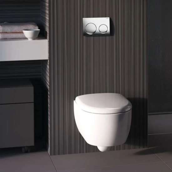 Инсталляция для унитаза Geberit Duofix Alpha 458.175.00.1 с кнопкой 115.040.21.5