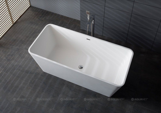 Ванна из искусственного камня Aquanet Demure TC-S03B 165x73 см. матовая
