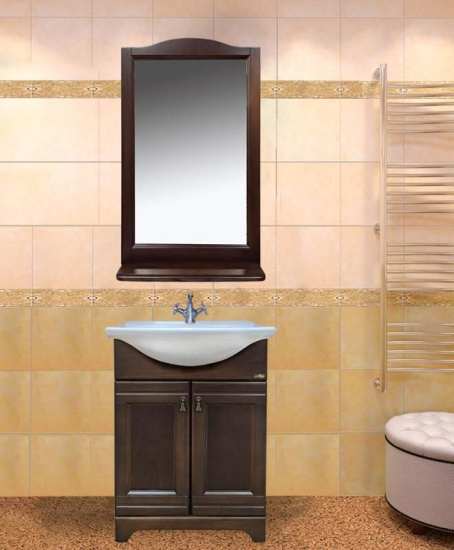 Тумба с раковиной Misty Рим 65 орех