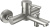 Смеситель для ванны Dorff Logic D3010000SS Смеситель для ванны Dorff Logic D3010000SS