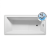 Акриловая ванна Riho Lusso Plus 170x80 см Акриловая ванна Riho Lusso Plus 170x80 см