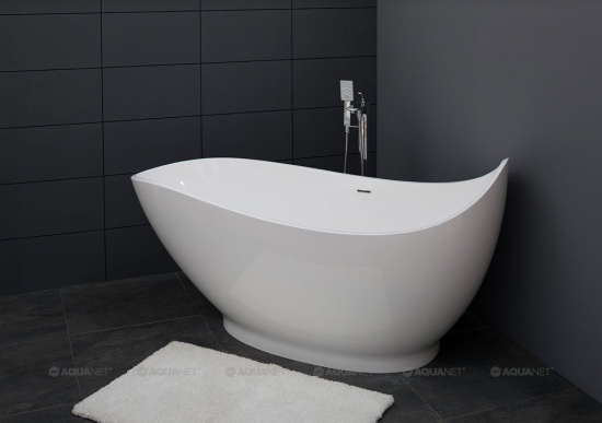 Ванна из искусственного камня Aquanet Grace V2 175x81 см. матовая
