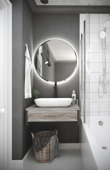 Тумба с раковиной 1MarKa Grunge Loft 90 дуб намибия