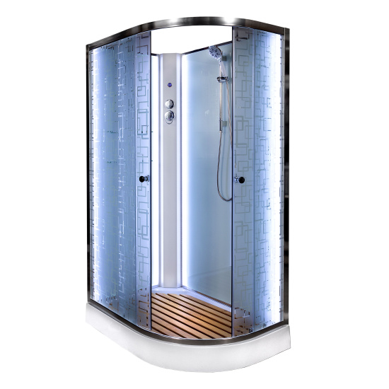 Душевая кабина DTO EM1511 L N с LED-подсветкой
