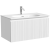 Тумба с раковиной Sancos Code 80 подвесная, белая матовая, раковина белая