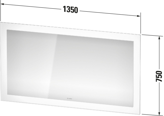 Зеркало Duravit White Tulip 135