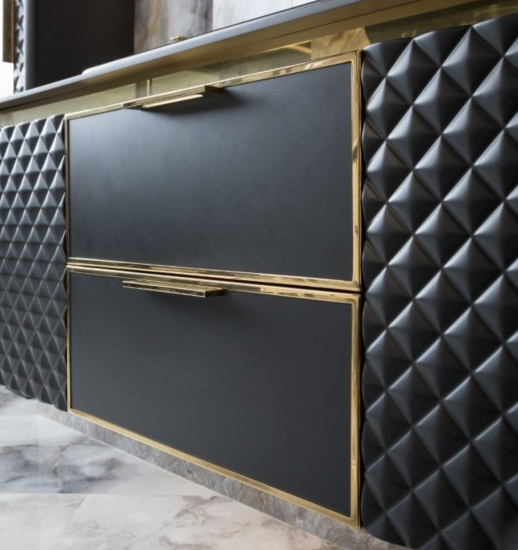 Тумба с раковиной Armadi Art Rombo 777-120-BG