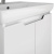 Тумба с раковиной Dreja Q Plus (D) 70 c опорами, белый глянец