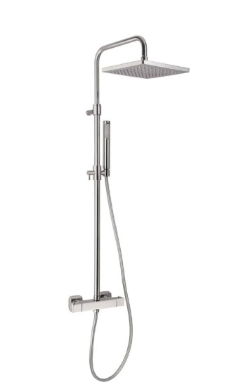 Душевая стойка Webert Pegaso PE980507015METAL с термостатом, хром