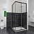 Душевой уголок RGW Classic CL-34B 90x90 профиль черный