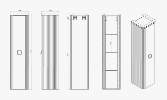 Тумба с раковиной ValenHouse Аурум 100 белая, фурнитура хром