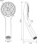 Душевая лейка Milardo Hand Shower 3803F87M18