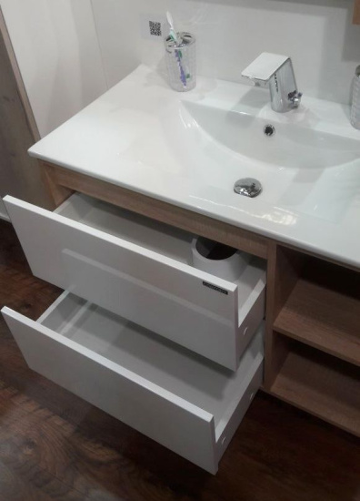 Мебель для ванной Comforty Гамбург 90 дуб сонома