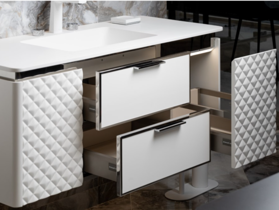 Тумба с раковиной Armadi Art Rombo 777-120-WCR