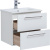 Тумба под раковину Dreja Gio 60 белый глянец, подвесная, 2 ящика