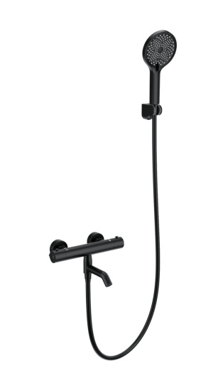 Смеситель для ванны Wonzon & Woghand Inn 3 WW-B2065-A1-MB с термостатом