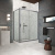 Душевой уголок Vegas Glass ZP+ZPV Protec 180*100 06 02, профиль GunMetal, стекло шиншилла Душевой уголок Vegas Glass ZP+ZPV Protec 180*100 06 02, профиль GunMetal, стекло шиншилла