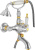 Смеситель для ванны Migliore Oxford ML.OXF-6302 Bi CrDo Смеситель для ванны Migliore Oxford ML.OXF-6302 Bi CrDo