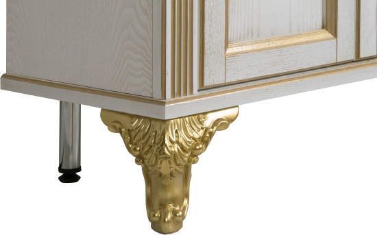 Тумба с раковиной ValenHouse Эллина 105 патина золото