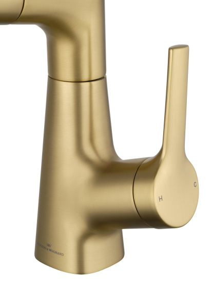 Смеситель для раковины Wonzon & Woghand WW-121B108-BG с выдвижным изливом