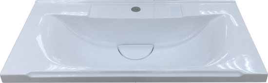 Тумба с раковиной Misty Герда 70 белая эмаль, напольная