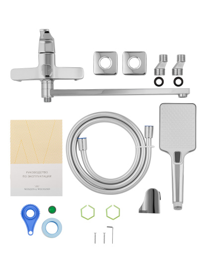 Смеситель для ванны Wonzon & Woghand Flex WW-639906-CR