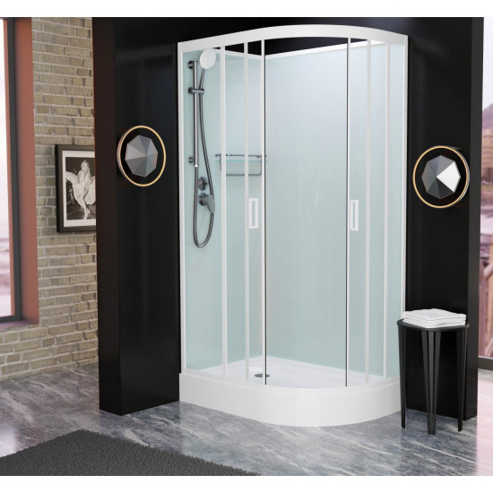 Душевая кабина Frank F411L White без крыши