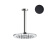 Верхний душ Webert AC0940560METAL, черный Верхний душ Webert AC0940560METAL, черный