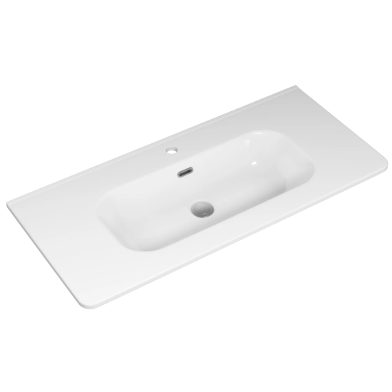 Тумба с раковиной Brevita Рисака White 100