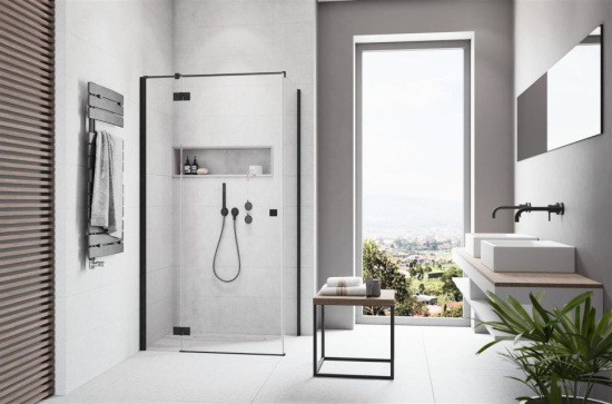 Душевой уголок Radaway Essenza New Black KDJ 80х80 L