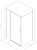 Душевой уголок Allen Brau Priority 120x100 3.31032.BA + 3.31047.BA, профиль серебро браш
