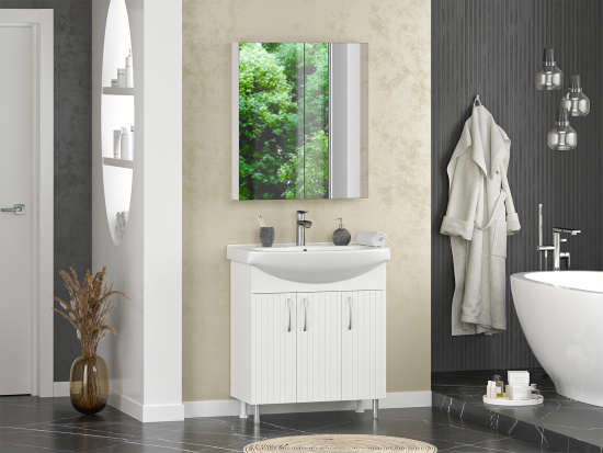 Тумба с раковиной Misty Изео 75