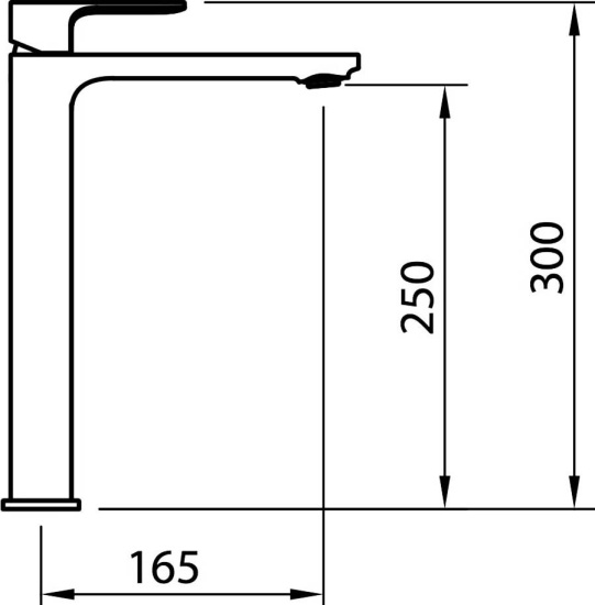 Смеситель для раковины Clever Saona Slim 60118