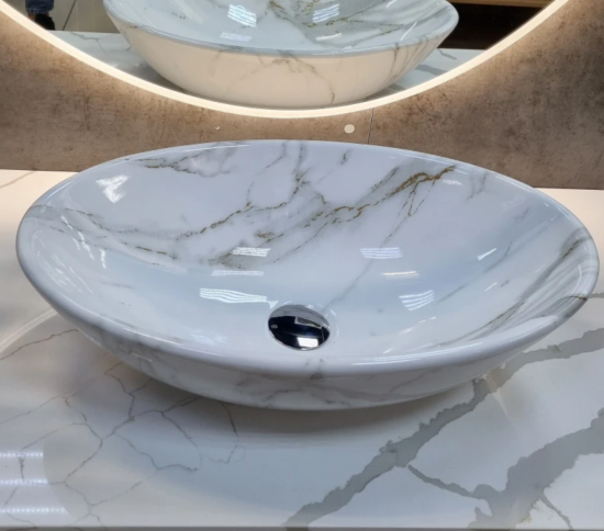 Накладная раковина CeramaLux D1147-505 (340)