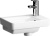 Мебельная раковина Laufen Pro S 8.1596.0.000.104.1 асимметричная