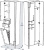 Пенал Triton Диана 60 L, 2 двери, 2 ящика, с бельевой корзиной, белый Пенал Triton Диана 60 L, 2 двери, 2 ящика, с бельевой корзиной, белый