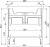 Тумба с раковиной Caprigo Palermo 85 bianco-grigio Тумба с раковиной Caprigo Palermo 85 bianco-grigio