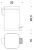 Мусорное ведро Colombo Design Black&White B9210.CR хром