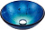 Накладная раковина Kraus GV-204-19mm голубая