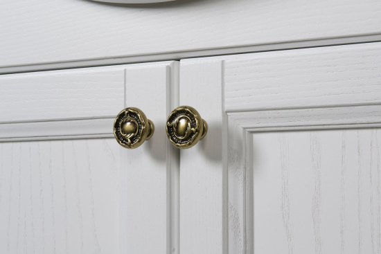 Мебель для ванной ValenHouse Астер 65 белая, фурнитура бронза