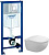 Инсталляция Grohe Rapid SL 38772001 3 в 1 с кнопкой смыва + унитаз подвесной Duravit Architec 2546090064 с сиденьем Architec 0069690000