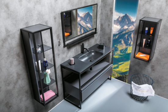 Полка Armadi Art Loft антрацит 75